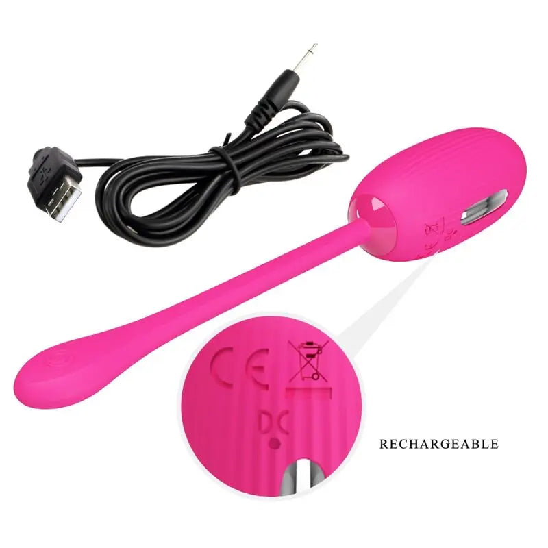 Pretty Love – Oeuf vibrant connecté contrôle smartphone – Fuschia
