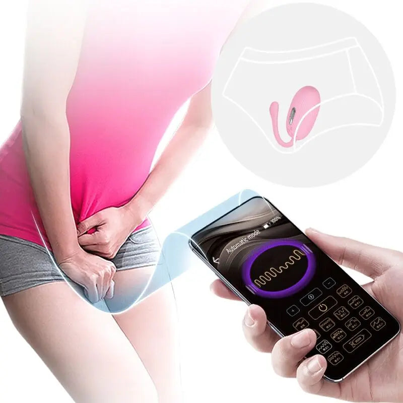 Pretty Love – Oeuf vibrant connecté contrôle smartphone – Rose