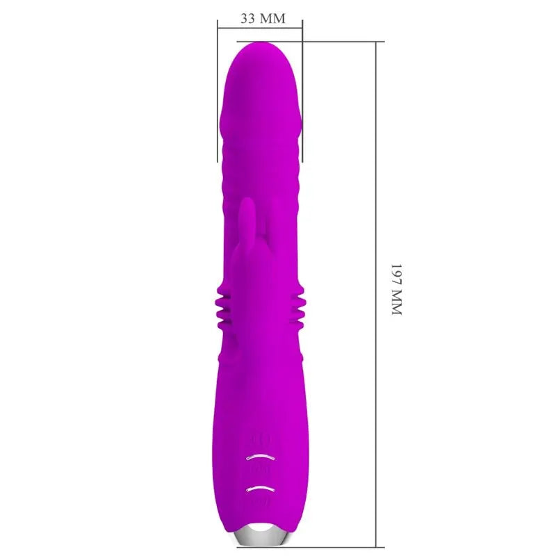 Vibrateur Lapin Rechargeable Dorothy Violet - Pretty Love - PRETTY LOVE C-TYPE