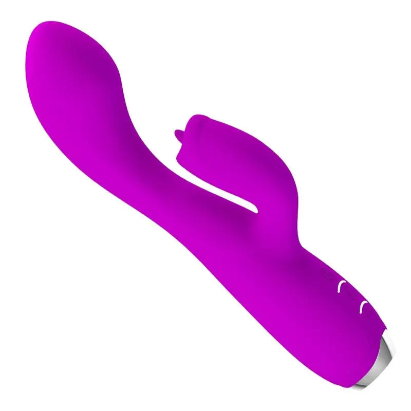 Vibrateur Lapin Rechargeable Gloria Imperméable Violet - Pretty Love - PRETTY LOVE C-TYPE