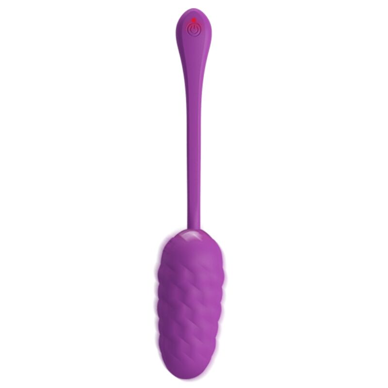 Pretty Love – Oeuf Vibrant Rembourré Silicone Rechargeable – Violet