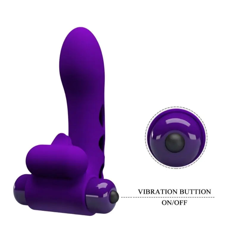 Stimulateur Doigt Orlando Violet - Pretty Love - PRETTY LOVE MALE