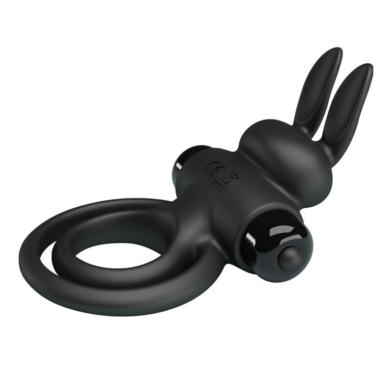 Anneau Pénien Vibrant Pretty Love Rabbit Vibrator III Noir