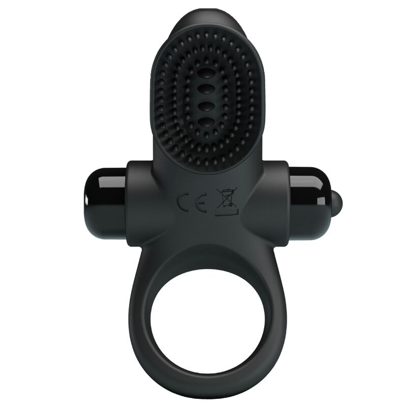 Anneau Pénien Vibrant Vibrator Ring II Noir - Pretty Love