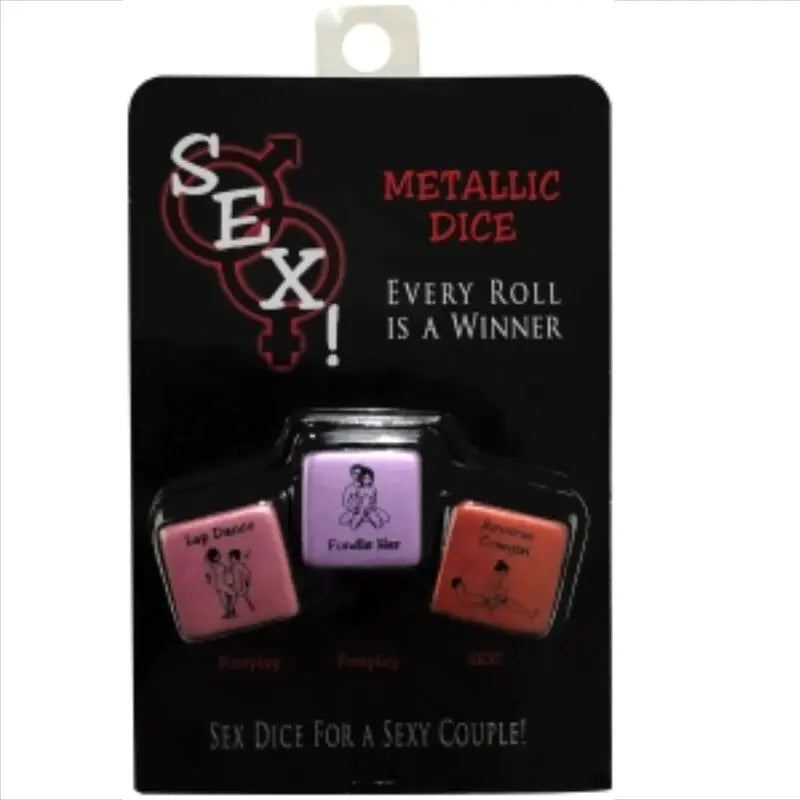 Dés Coquins Trio Métalliques pour Couple - Kheper Games