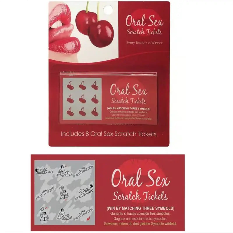 Jeu Érotique Cartes à Gratter Sexe Oral - Kheper Games