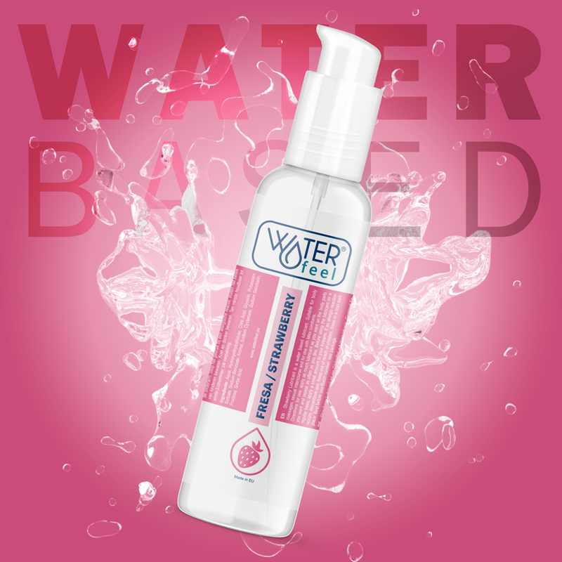 Waterfeel - Lubrifiant Gourmand Saveur Fraise à base d’eau - 175 ml