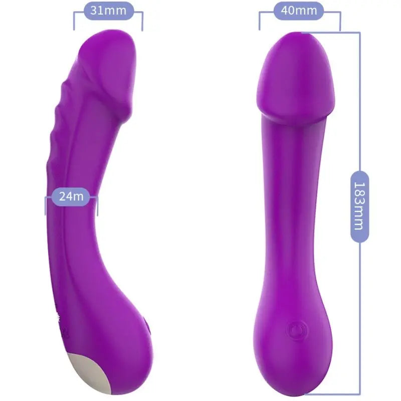 Vibromasseur point G en silicone violet - Armony - Armony