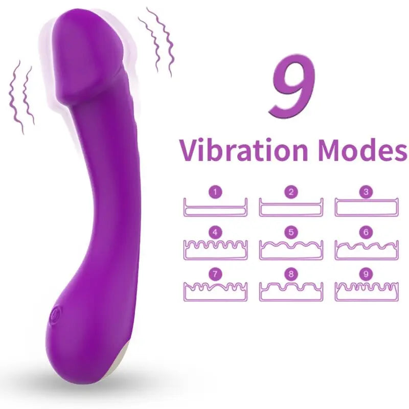 Vibromasseur point G en silicone violet - Armony - Armony