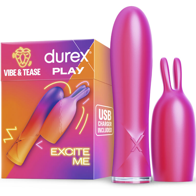 Vibromasseur Rabbit Vibe & Tease Étanche - Durex