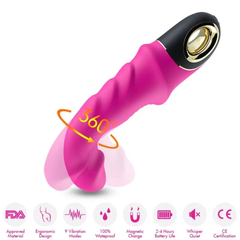 Gode Vibrateur Rotateur Joyblade Fuchsia - Armony - Armony