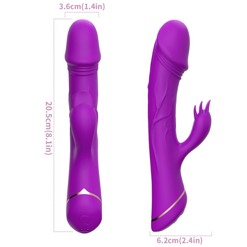 Vibromasseur Lapin Armony Double Stimulation Violet - Armony