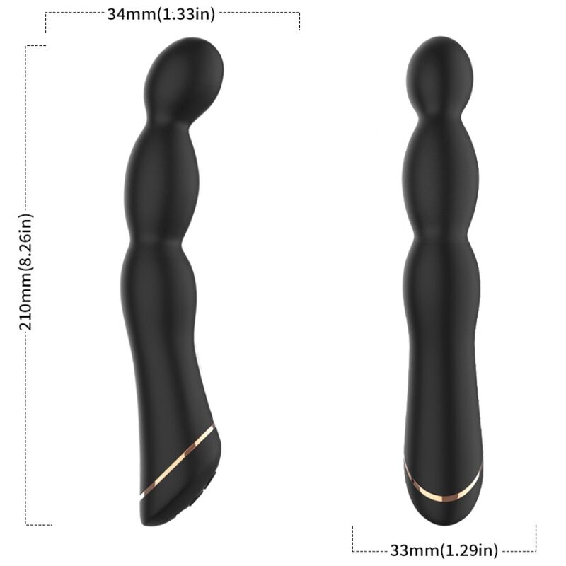 Vibromasseur Bambu Réglable Noir - Armony