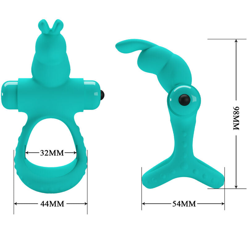 Anneau Pénien Vibrant Lapin Vert Figgy - Pretty Love - PRETTY LOVE MALE