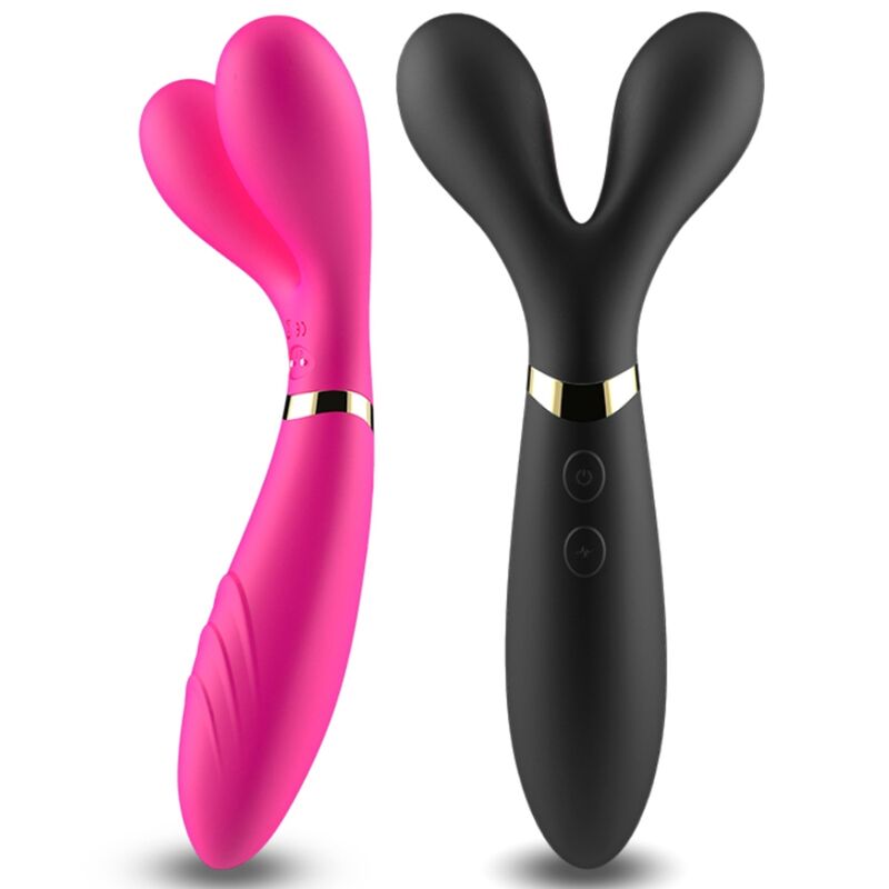 Vibrateur Y-Wand Double Tête Armony Noir - Armony