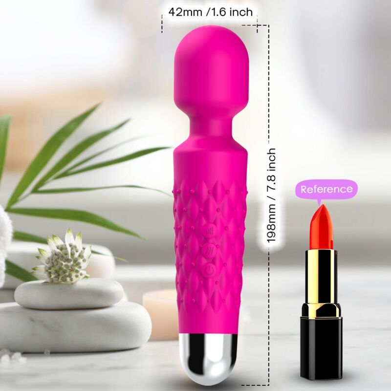 Vibrateur Masseur Postman Tête Flexible Fuchsia - Armony - Armony