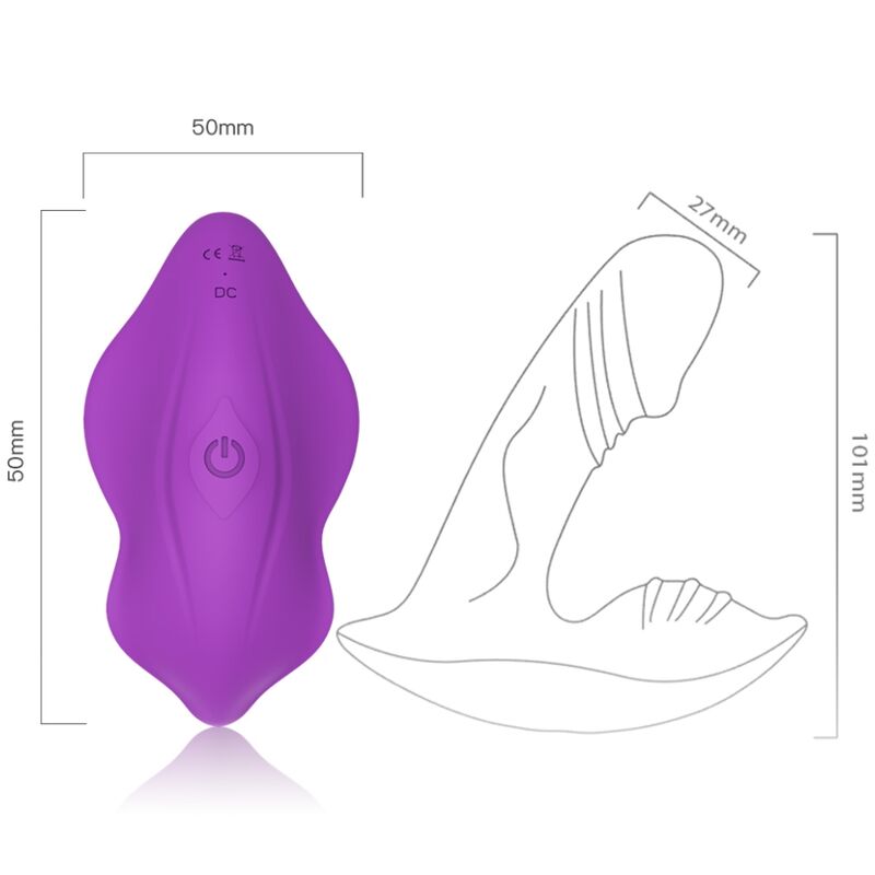 Culotte Vibrante Armony Télécommandée Violet - Armony