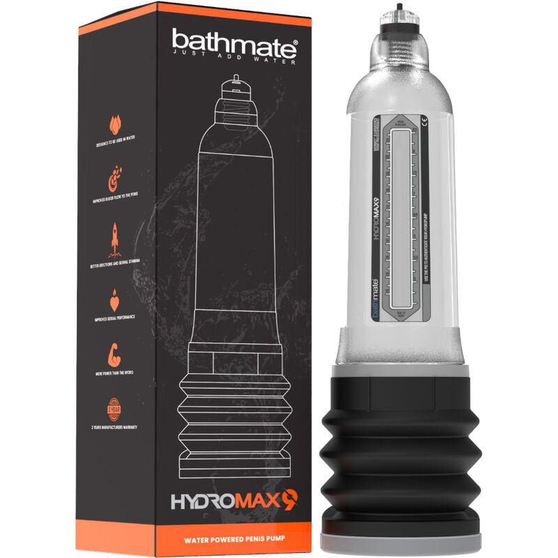 Bathmate - Pompe à pénis Hydromax9 Transparent - 23 cm maximum