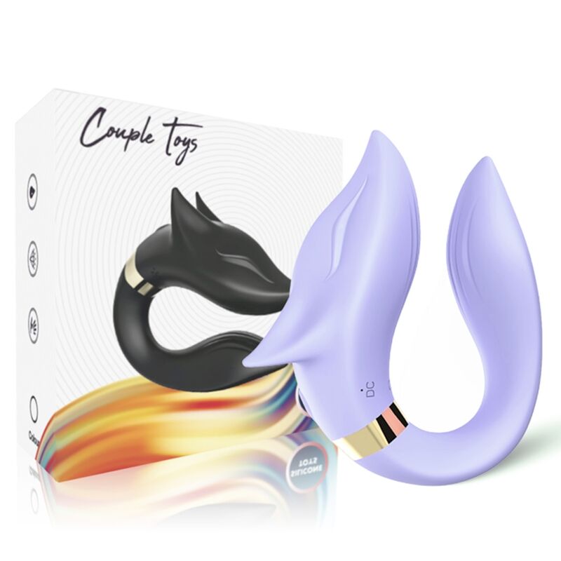 Vibrateur Couples Fox Télécommandé Violet - Armony