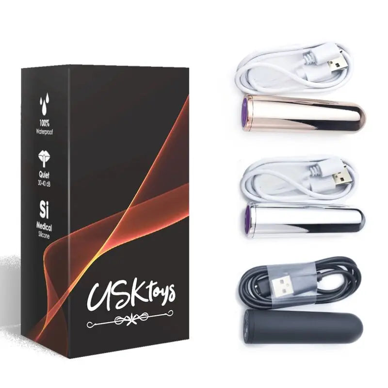 Stimulateur bullet doré rechargeable - Armony - Armony