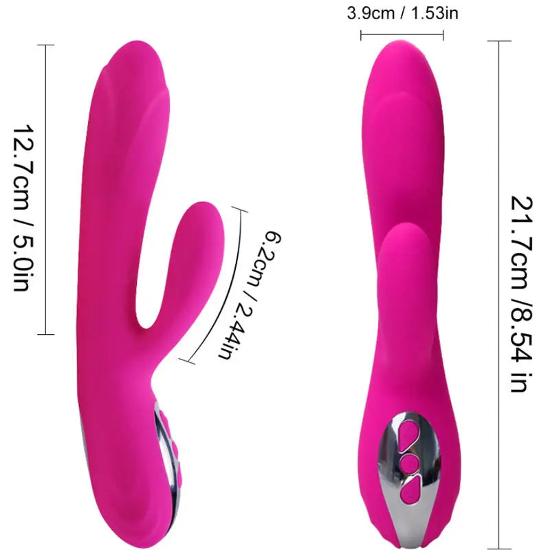 Vibromasseur chauffant flexible fuchsia - Armony - Armony