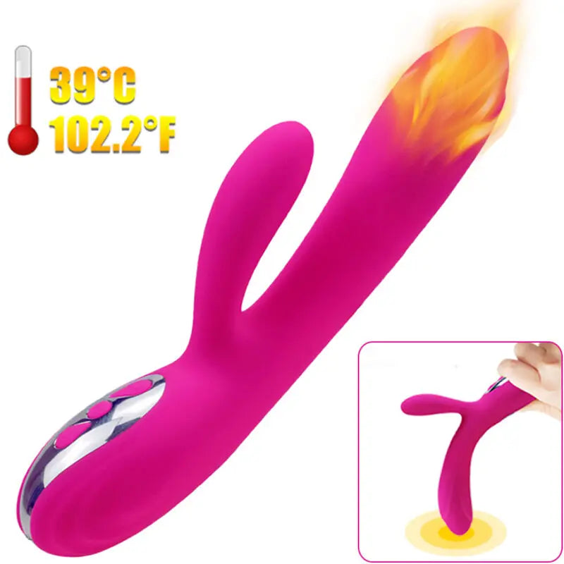 Vibromasseur chauffant flexible fuchsia - Armony - Armony
