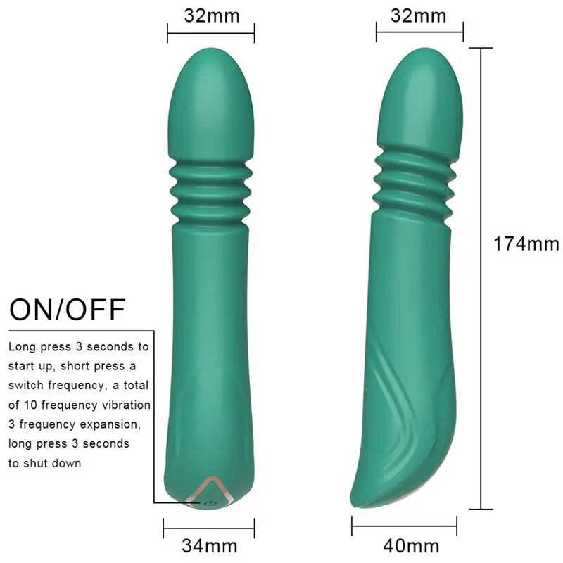Vibromasseur point G avec poussée Armony G-Spot vert - Armony - Armony