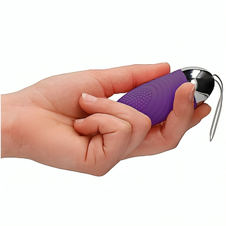 Armony – Œuf vibrant de poche granulé avec USB – Violet