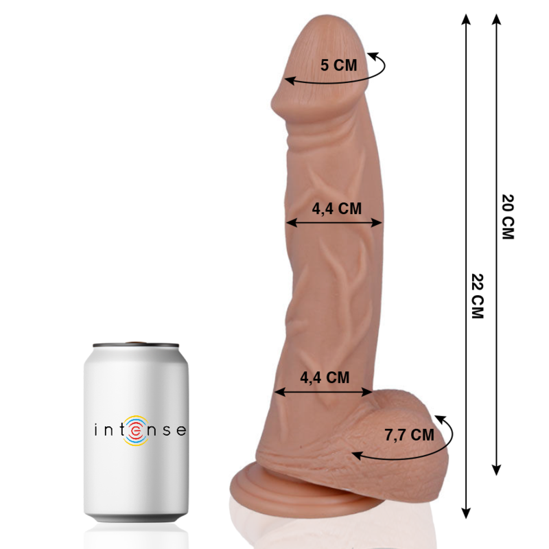 Mr. Intense - Godemichet Ventouse Réaliste Couleur Chair / 22 cm