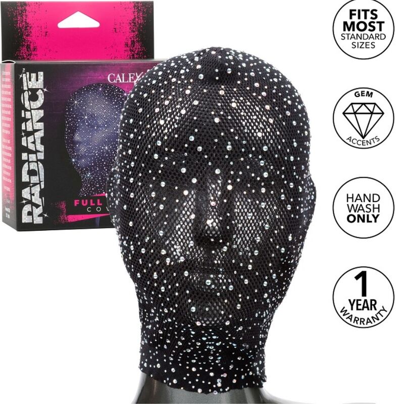 Cagoule Sensorielle Radiance Capuchon Complet Strass - CalExotics