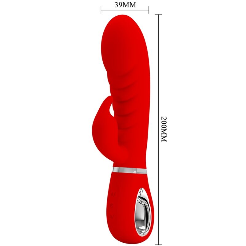 Pretty Love – Vibromasseur Multifonction Point G Prescott Rouge