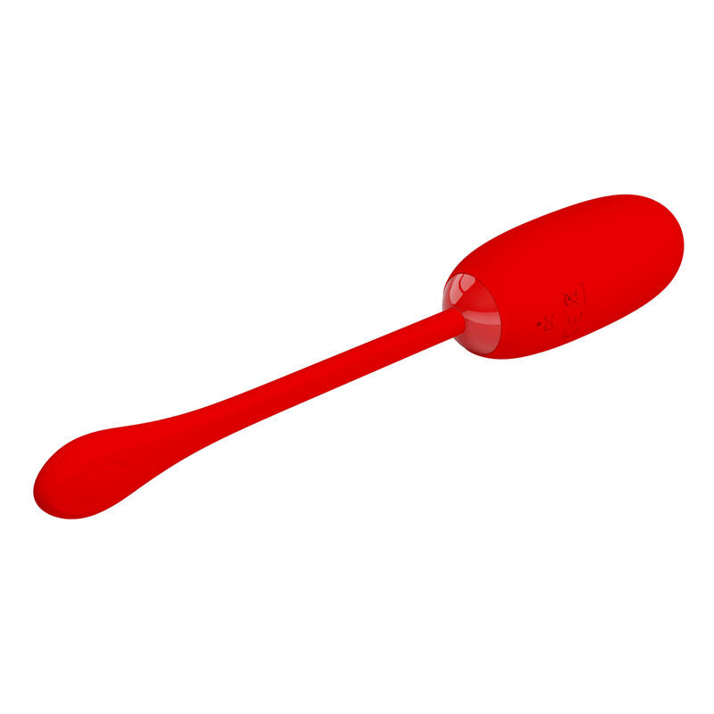 Pretty Love – Oeuf vibrant Étanche et Rechargeable en silicone – Rouge