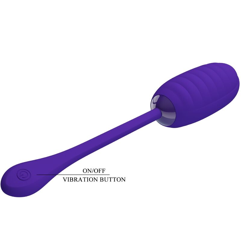 Oeuf Vibrant Rechargeable Silicone Violet - Pretty Love
