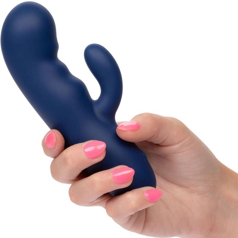 Stimulateur Point G Cashmere Duo Soie Bleu - CalExotics