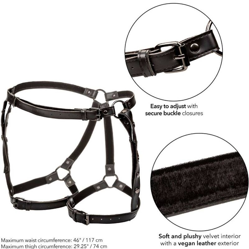 Harnais de Cuisse Euphoria Multi Chaînes Grande Taille - CalExotics