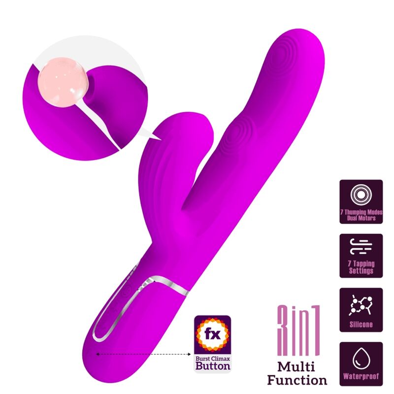 Vibromasseur Rabbit Pretty Love Violet - Pretty Love