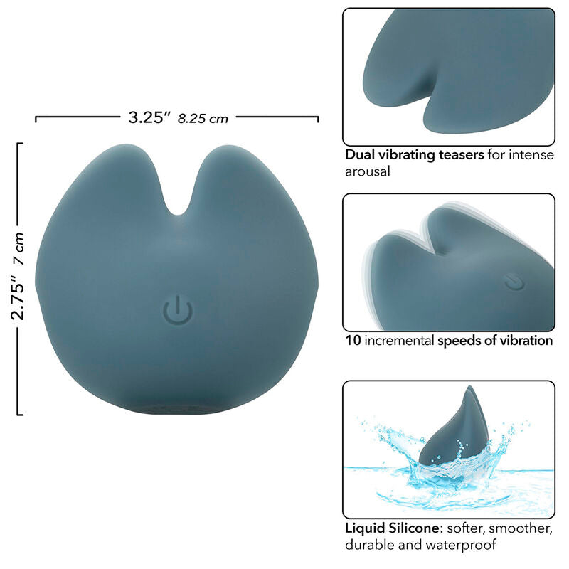 Stimulateur Double Mod Curve Bleu - CalExotics