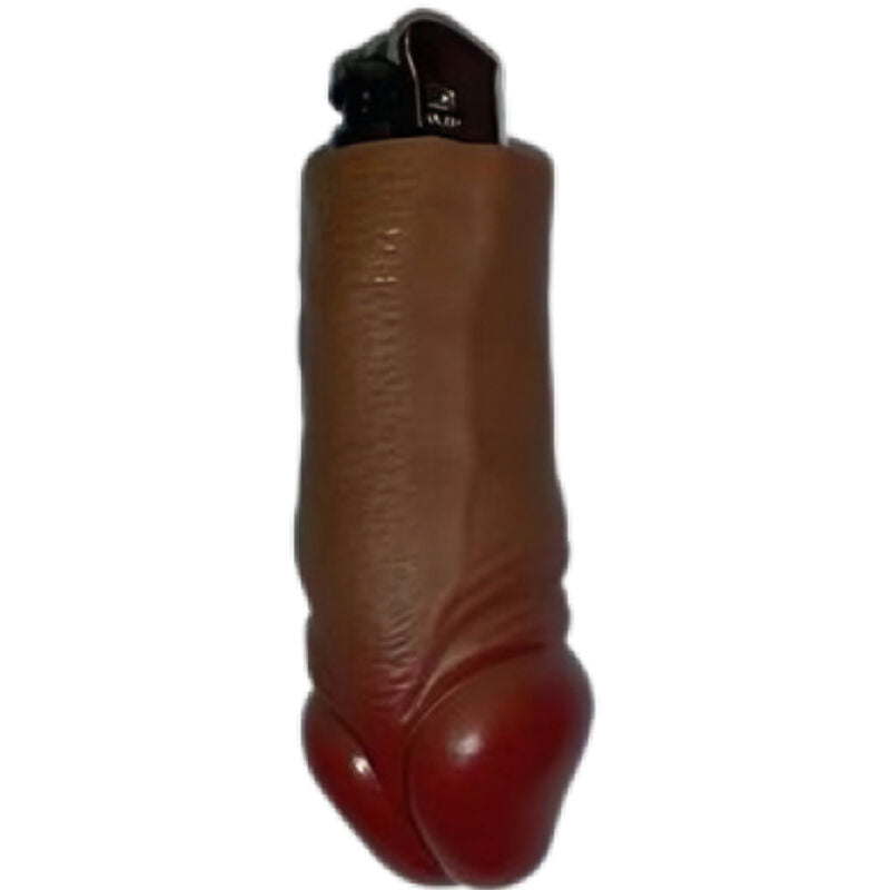 Briquet Fantaisie Pénis Marron Rechargeable - Diablo Picante