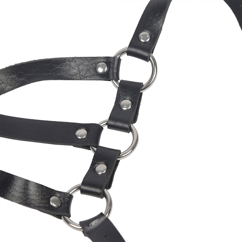 Harnais corps sangles ajustables noir taille unique - Subblime - SUBBLIME FETISH