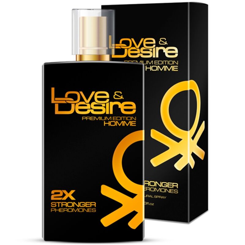 Parfum Phéromones Love&Desire Gold Pour Lui 100ml - Euro1Sex - EURO1SEX