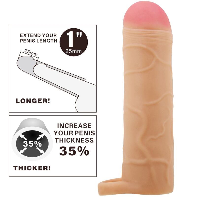 Pretty Love - Gaine pour Augmenter Taille pénis (+2,5cm) - Beige