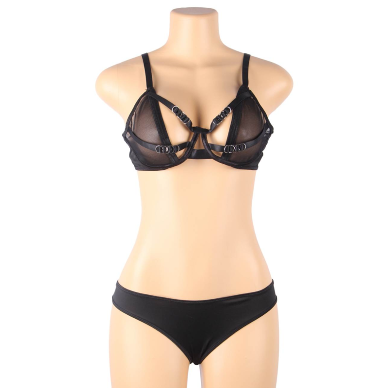 Ensemble Lingerie Transparent Subblime 2 Pièces S/M - Subblime - SUBBLIME SETS