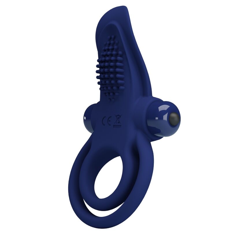 Anneau Pénien Vibrant Bronson Double Bleu - Pretty Love