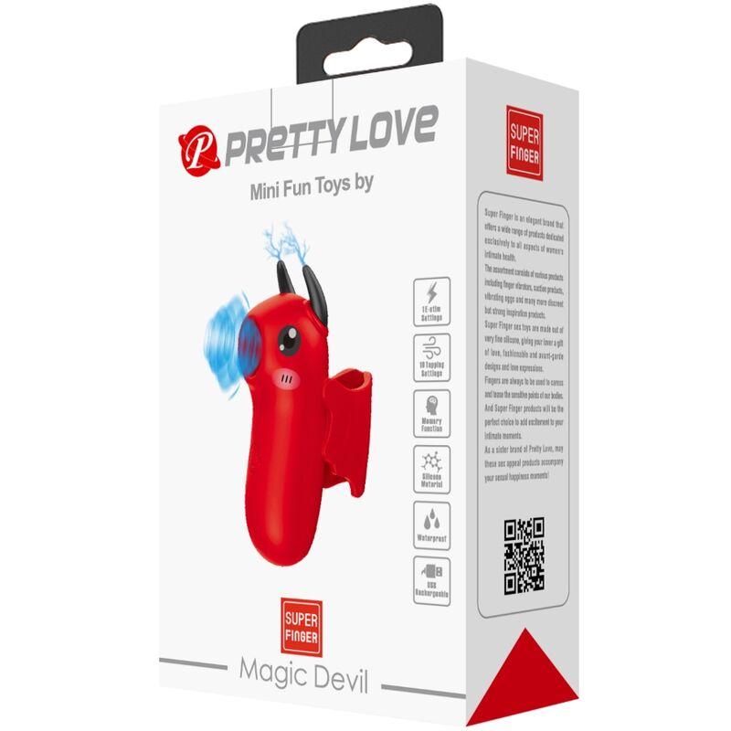 Stimulateur à Doigt Magic Diable Rouge - Pretty Love