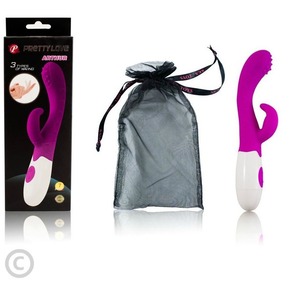 Vibromasseur Rabbit Flirtation Arthur Lilas - Pretty Love