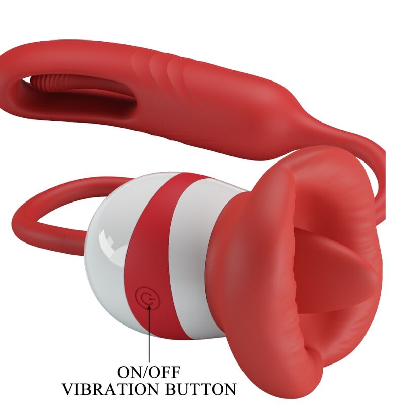 Romance – Vibrateur clitoridien Forme Bouche Alyss - Rouge