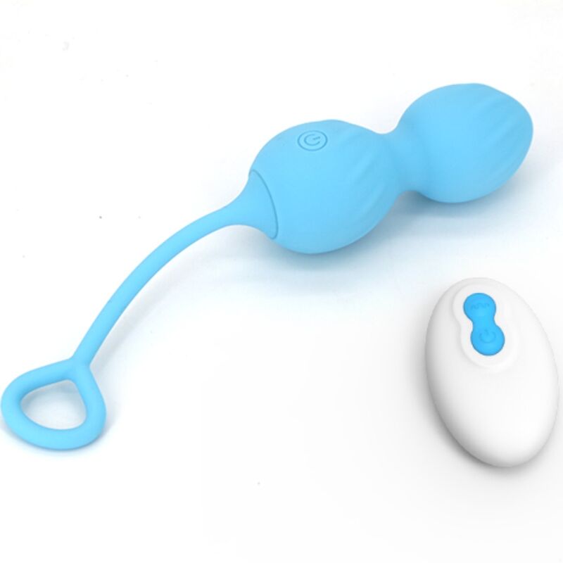 Armony – Boules de Geisha Vibrantes avec Télécommande – Bleu