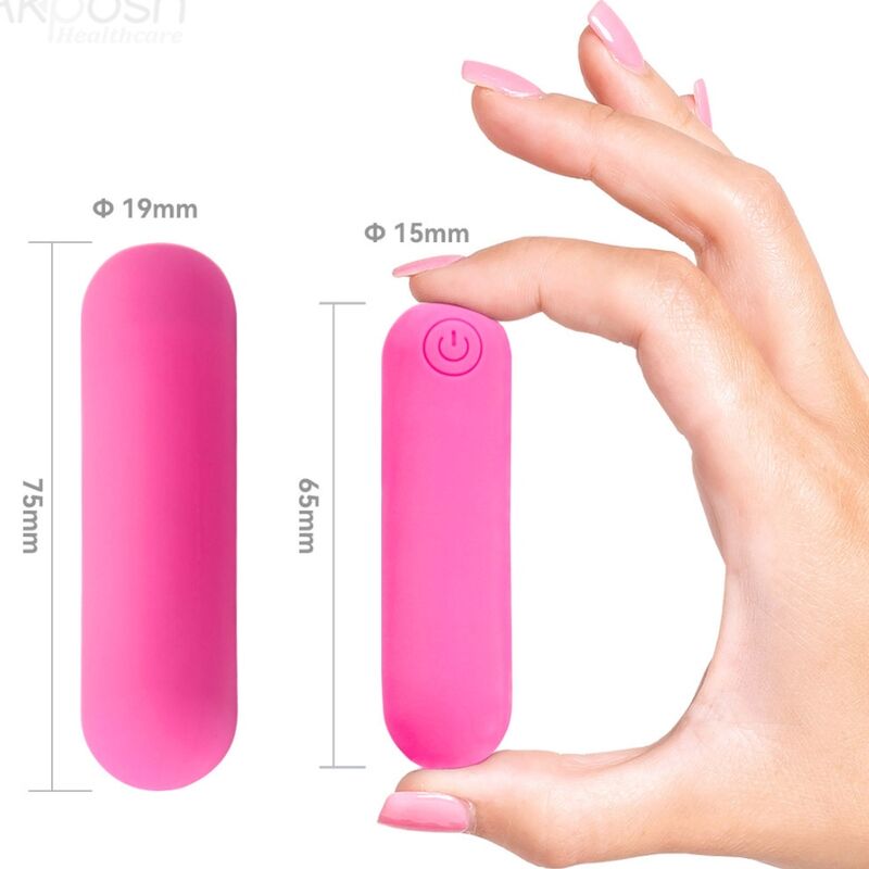 Stimulateur Bullet Splash Haha 10 Vibrations Rose - Armony - Armony