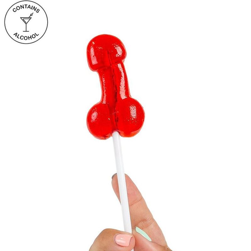 Secret Play – Sucette en forme de Pénis - Daïquiri Fraise