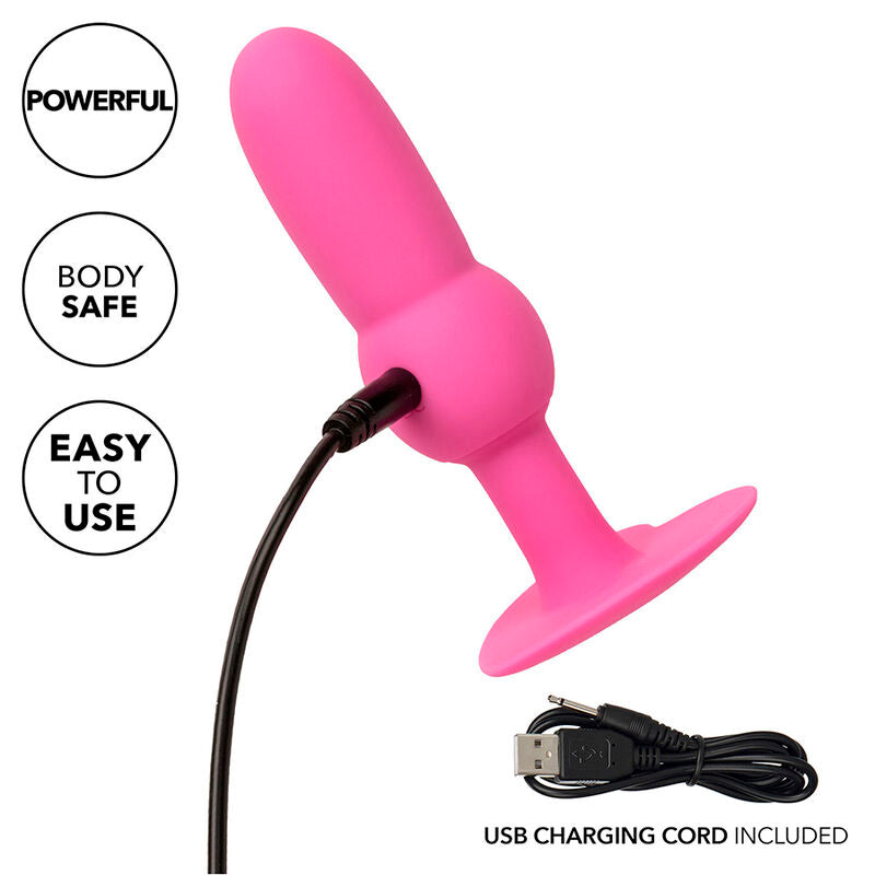 Plug Anal Vibrant First Time Perlé Rose - Calexotics